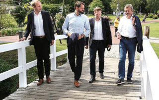 Zu Besuch im Kurpark: Dennis Rohde, Olaf Lies, Henning Dierks und Arno Schilling Zu Besuch im Kurpark: Dennis Rohde, Olaf Lies, Henning Dierks und Arno Schilling