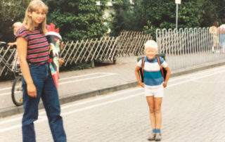 Einschulung mit Mutter Hilke Dierks Einschulung mit Mutter Hilke Dierks