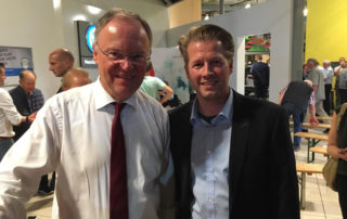 Mit Ministerpräsident Stephan Weil in Westerstede Mit Ministerpräsident Stephan Weil in Westerstede